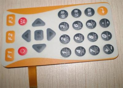 China Multi-color Embossed Control Switch Panel For Industrial Control / Medical Equipment for sale