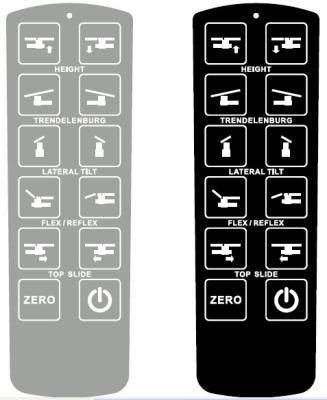 China Embossing Keypad Membrane Switch Overlay for sale