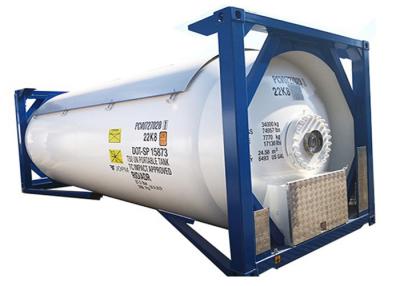China 20 pies de la capacidad grande T50 ISO del tanque del envase de la O.N.U LPG del propano de contenedor portátil del depósito de gasolina en venta