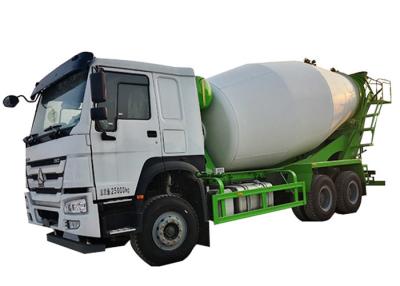 China 371hp utilizó el mezclador del tránsito de la mano del camión 3CBM segundo del mezclador concreto en venta