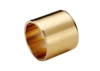 China Small Brass Bushings CuAl10Fe5Ni5 Straight Oil Groove Copper Based for sale