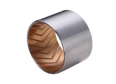China JF803 Wrapped Bronze Bimetal Bearings ISO 3547 DIN1494 Standard Type With V Oil Groove for sale