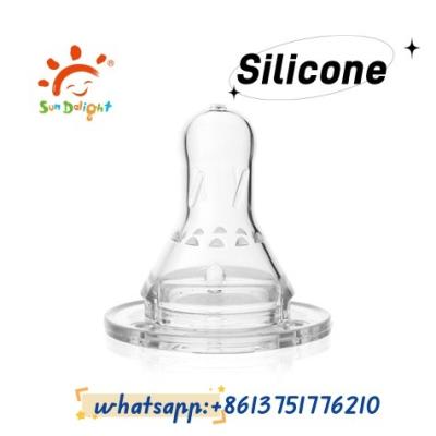 China Factory Standard Neck Baby Nipple BPA Free Liquid Silicone Nipple for sale