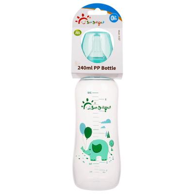 China 110℃~120℃ PP Polypropylene 8oz 240ml Infant Baby Bottles for sale