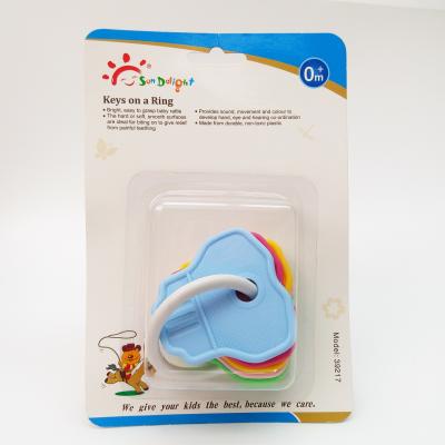 Chine 3 mois non toxique pp Ring Baby Teether Keys à vendre