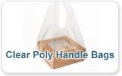 Clear Poly Handle Bags