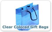 Clear Colored Gift Bags