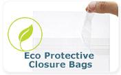 Eco Clear Compostable Protective Closure Bags