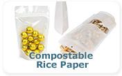 Compostable Rice Paper Pouches