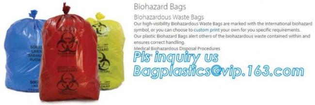 LDPE Asbestos Bags Transparent / Clear - Plain or Printed, Printed Asbestos Bag, Asbestos waste Bag, Asbestos Colour Fil 274