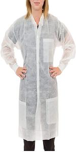 White Lab Coat w/ Pockets XL