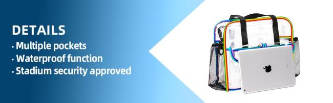 clear tote bag
