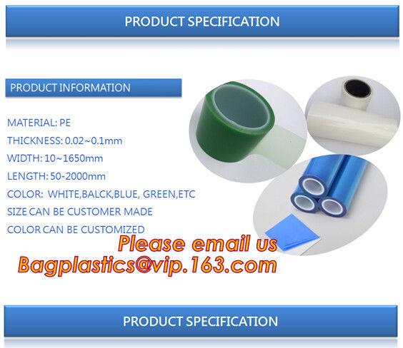 carpet protective film, PE film for window glass safety, mirror safety protective film, PE Plastic Protective Film in Ro 33