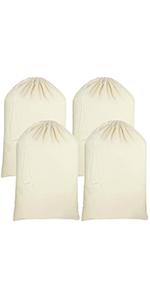 Extra Large Cotton Canvas Heavy Duty Laundry Bags