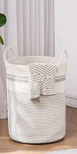 WOVEN HAMPER BASKET