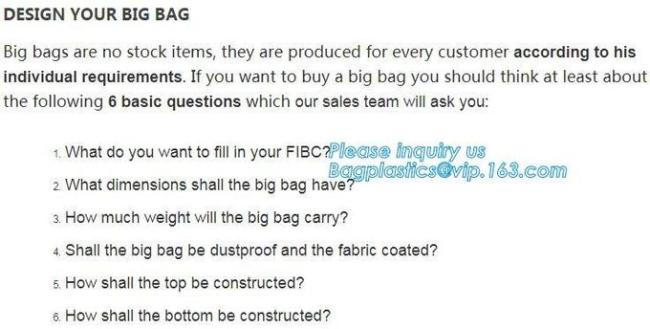 Agricultural Big Size PP Woven Bulk Bag For Corn,PP Woven Big Bag/Ton Bag/Bulk Bag For Packing Construction Garbage 5