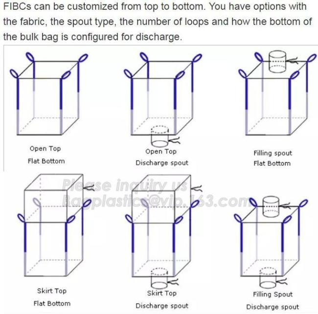Agricultural Big Size PP Woven Bulk Bag For Corn,PP Woven Big Bag/Ton Bag/Bulk Bag For Packing Construction Garbage 3