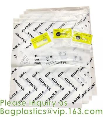 China Os sacos do pacote da caxemira do zíper do PLA, fato biodegradável, vestem o empacotamento, reciclável, reusável à venda