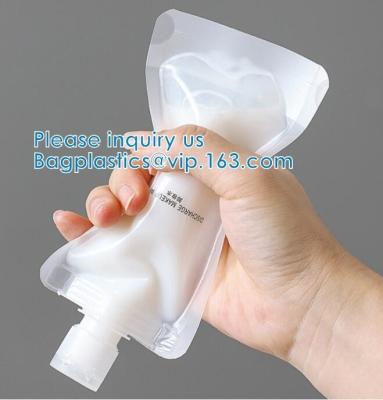China Clamshell Storage, Stand Up Spout Pouch, Hand Sanitizer, Lotion Shampoo, Makeup Fluid Bottles, Travel Bag for sale