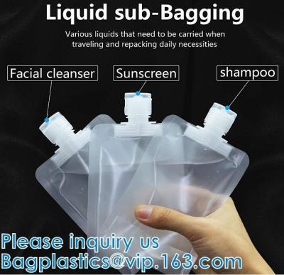 China Liquid sub Bagging, Sanitizer Lotion, Fluid Bottles, Travel Bag, TSA approved Container Bag, Squeeze Pouch for sale