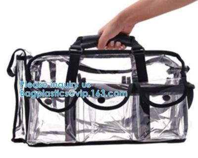 China Clear Bags, Stadium Approved, See Through Tote Bag, Shoulder Strap, Large Transparent Bag for sale