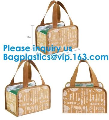 China Durable Tyvek Lunch Bag, DUPONT PAPER, Foldable Insulated, Fibers Innovation Bag Thermal Bag Food Bags for sale