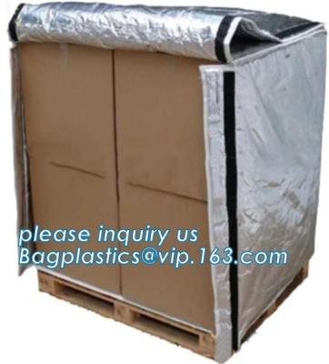 China Mositure Barrier Waterproof Thermal Pallet Cover Thermal Insulated Pallet Cover For Transportation for sale