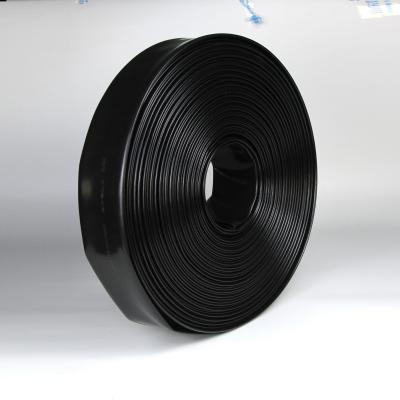 China Compact Design Lay Flat Discharge Hose Polyethylene Black Chemical Resistant for sale