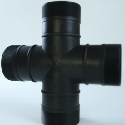 China Customizable Irrigation Pipe Tee for Drip Irrigation Cross-way for sale