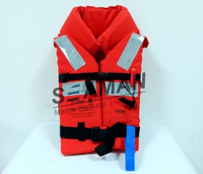 China Polyester Oxford Cloth EPE Foam 150N Marine Adult Life Jacket Offshore Life Jacket for sale