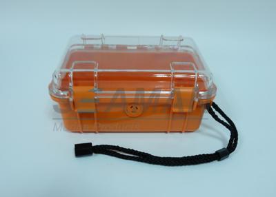 China Small orange Engineering ABS Waterproof Dry Case with O ring seal for sale