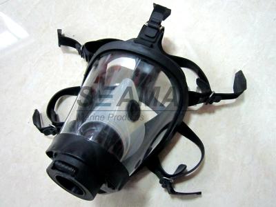 China Silicone Rubber Cylindrical Full Face Mask Gas Mask For Breathing Apparatus for sale