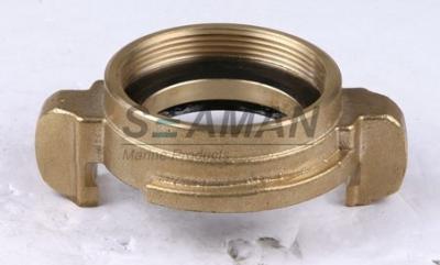 China Nakajima Adapter Brass Fire Hose Coupling Connector With BSP Female Outlet for sale