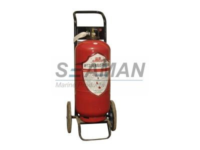 China Wheel Marine Fire Extinguisher Trolly Dry Powder / CO2 Fire Extinguisher for sale