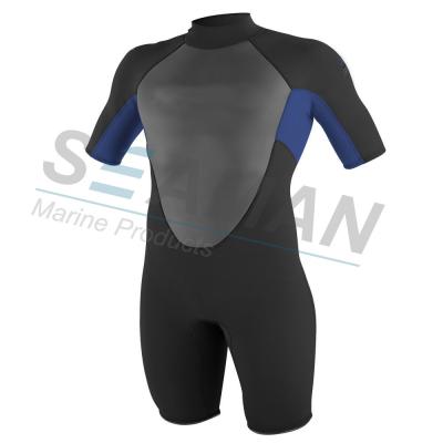 China Outside Water Sports Equipment 2mm SBR + CR Flatlock Construction Springsuit Wetsuits for sale