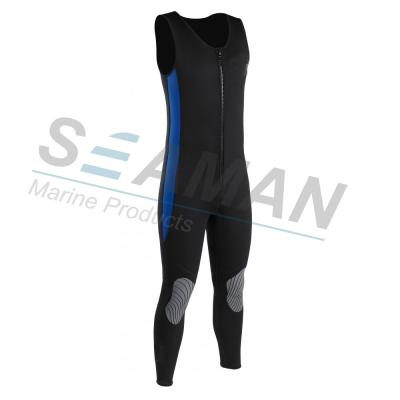 China Size S - XXL Water Sports Gear 3mm Long John Neoprene Wetsuit For Kayaking for sale