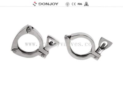 China SS304 Sanitary Stainless Steel Sanitary Fittings Clamp 13MHHP-3P Food Grade Clamp DIN / 3A for sale
