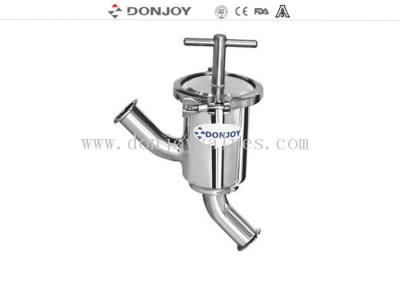 China Y Type Sanitary Strainers Stainless Steel , SS316L Y Type Pipeline Filter for sale