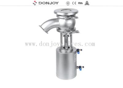 China DN50 Pneumatic Tank Bottom Valve High Performance  With 90° Elbow for sale