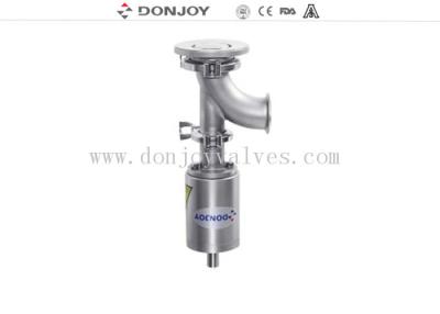 China Clamp Connection Sanitary Tank Bottom Valve 3 Inch Size SS316L Material for sale