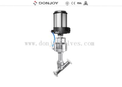 China DN50  SS316L Pnuematic Angle Seat  Valve with IL TOP for regulating for sale