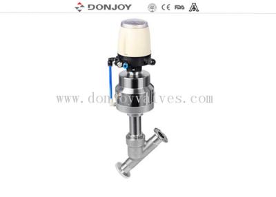 China PTFE Seal DC2V Pneumatic 2/2 Way Angle Seat Valve for sale