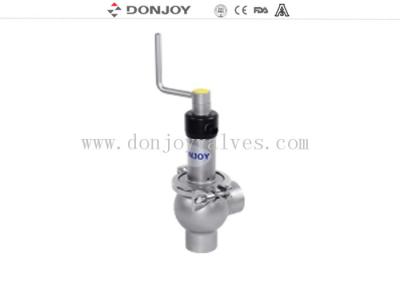China 1 Inch SS 316L Sanitary Manual Regulating Single  Seat Valve with Welding Ends for sale