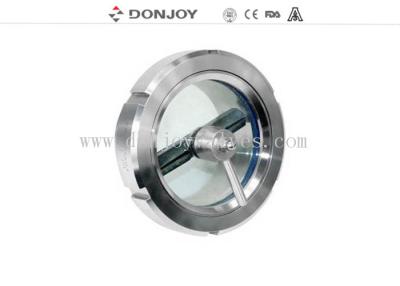 China Waterproof Sanitary Design Stainless Steel Sight Glass / Flanged Sight Glass for sale