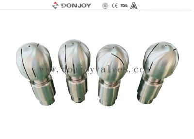 China SS316L Elliptial Rotary Tank Spray Balls With Pin Connection for sale