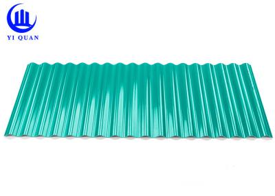 China Impact Resistant Plastic Roof Tiles A-PVC Corrugated Roofing Sheets Factory Cover for sale