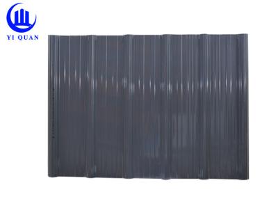 China Pet Farm Pvc Coloured Corrugated Plastic Roofing Sheets Tiles 1130 Mm Width for sale
