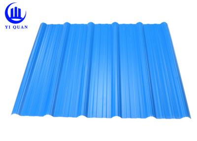 China Construction Material PVC Lightweight Plastic Roof Tiles For Corrosive Plant for sale