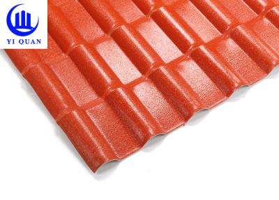 China Spanish ASA PVC Roofing Tile New Style Construction Synthetic Resin  Roof Tile for sale