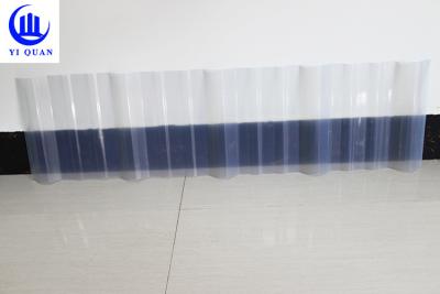 China Los paneles acanalados plásticos translúcidos del tejado del policarbonato para la piscina en venta